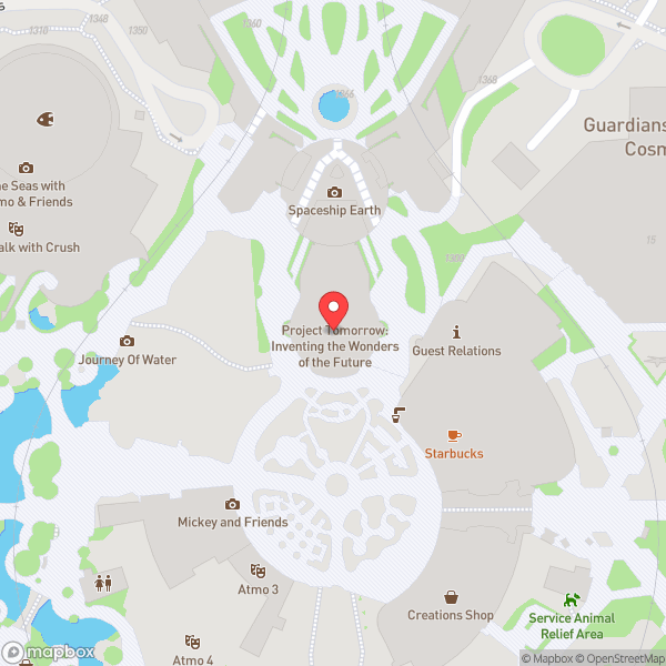 Map of EPCOT