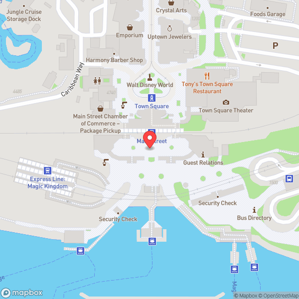 Map of Magic Kingdom Park