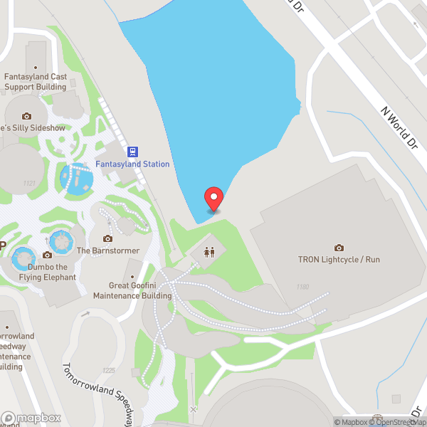 Map of TRON Lightcycle / Run