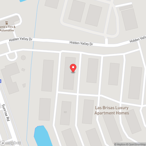 Map of Las Brisas Luxury Apartments