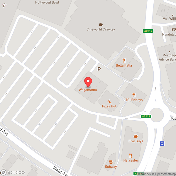 Map of Wagamama