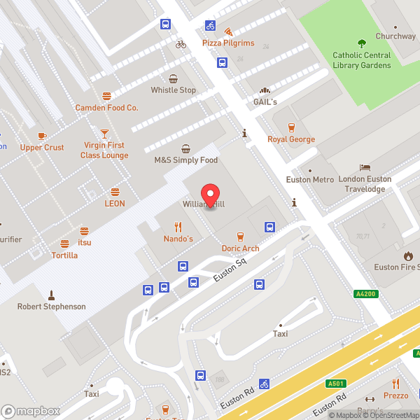 Map of Starbucks