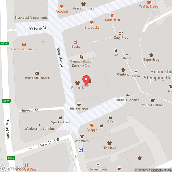 Map of Primark