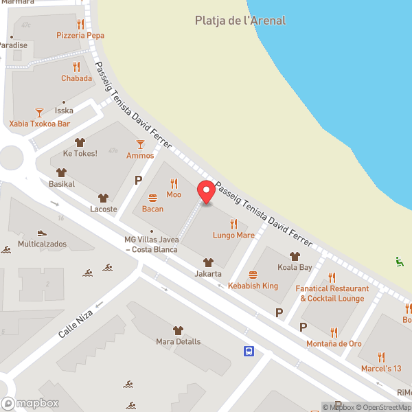 Map of Geographic Bar