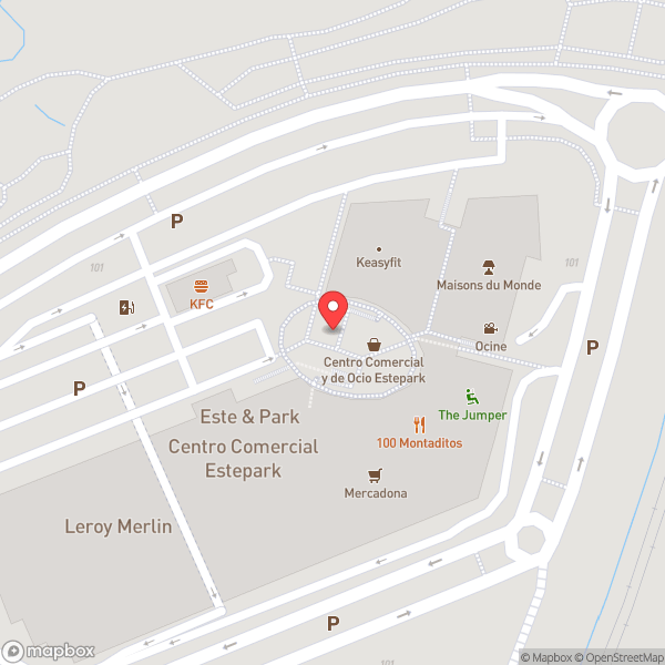 Map of Mercadona Estepark