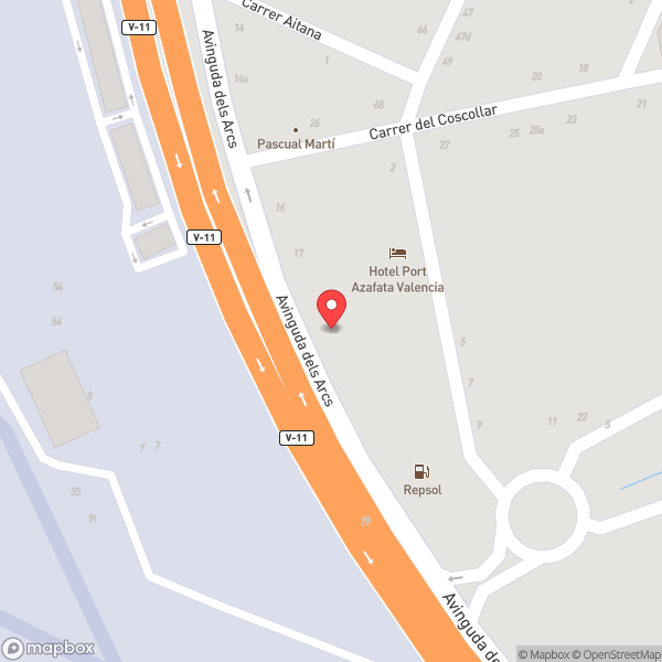 Map of Hotel Port Azafata