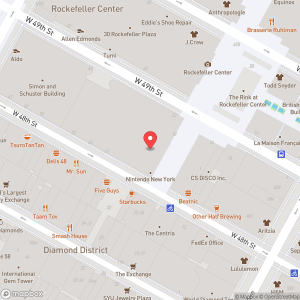Map of Starbucks