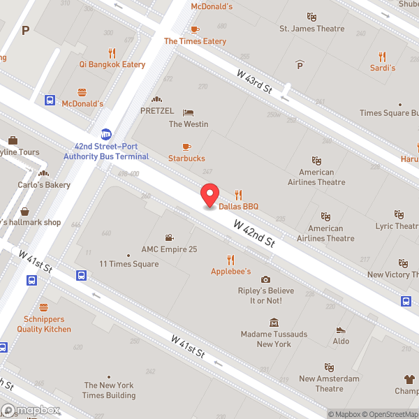 Map of AMC Empire 25