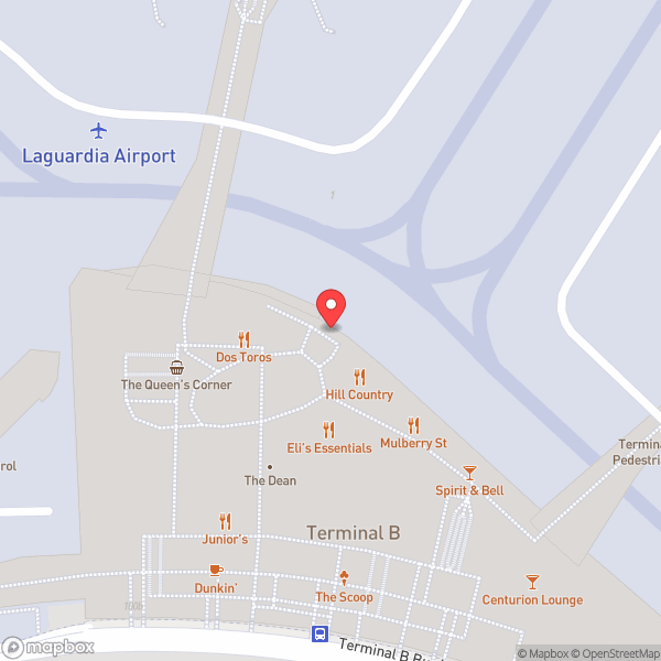 Map of LaGuardia Airport (LGA)