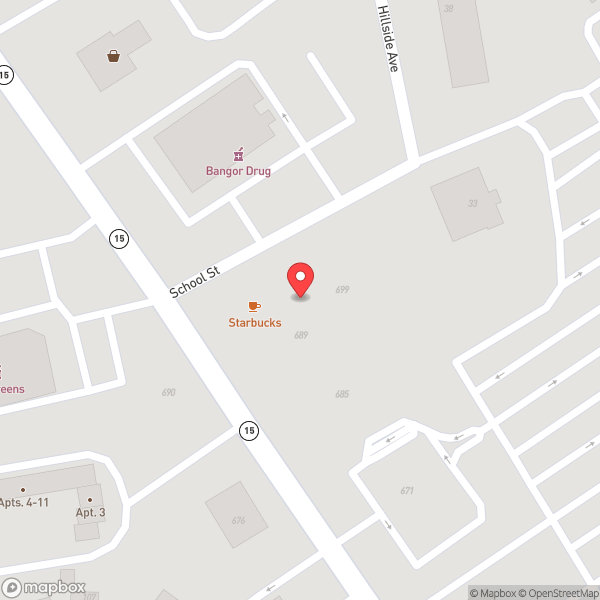 Map of Starbucks