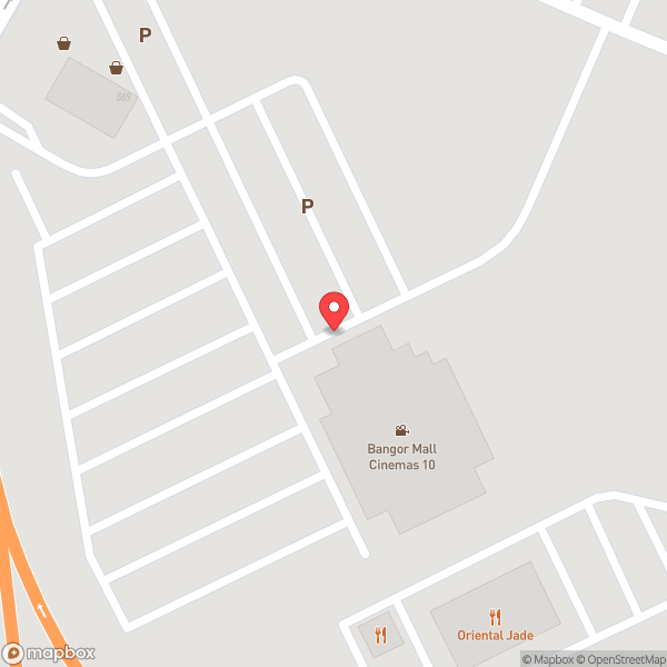 Map of Bangor Mall Cinemas 10