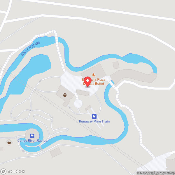 Map of Explorers Pizza Pasta Buffet