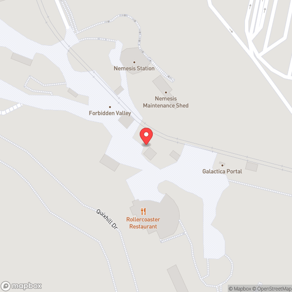 Map of Rollercoaster Restaurant