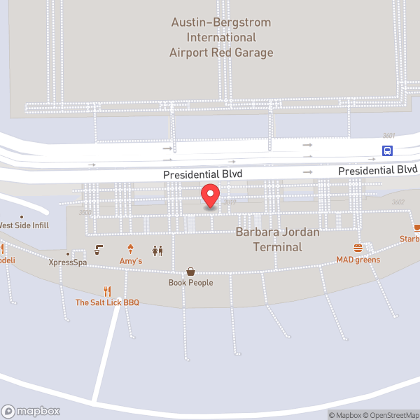 Map of Baggage Claim 2