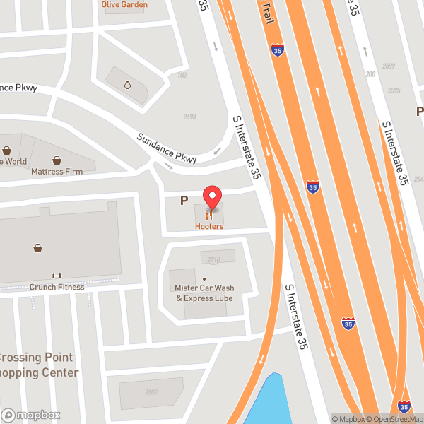 Map of Hooters