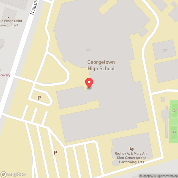 Map of Georgetown High School