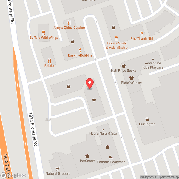 Map of Cinemark Cedar Park