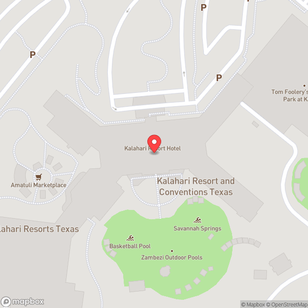 Map of Kalahari Resort & Waterpark