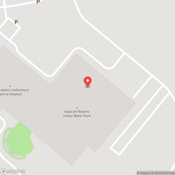 Map of Kalahari Indoor Waterpark
