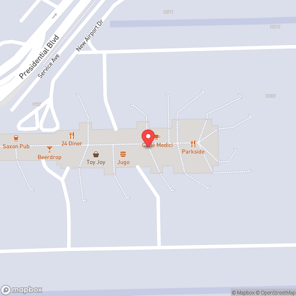 Map of Delta Sky Club