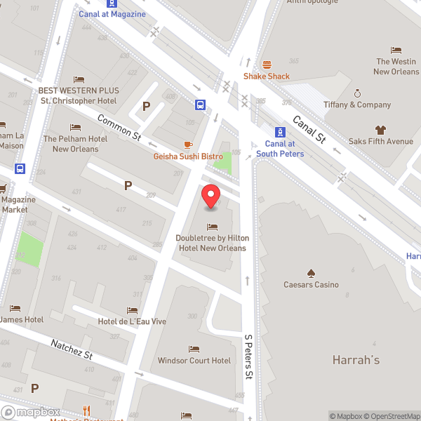 Map of DoubleTree by Hilton
