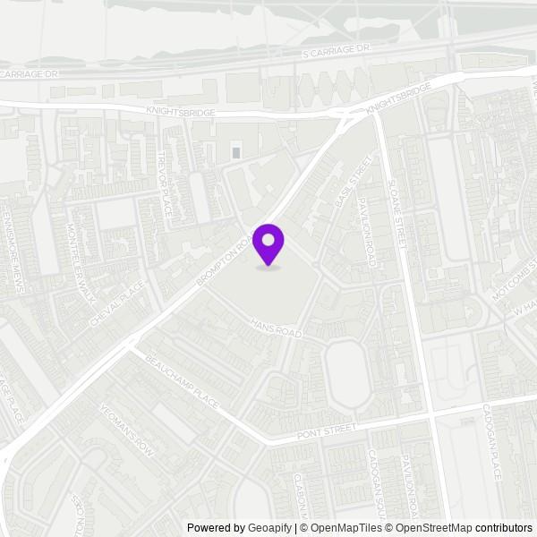 Map of Harrods