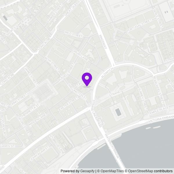 Map of Duchess Theatre