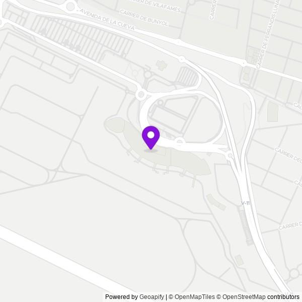 Map of Valencia Airport (VLC) (Aeroport de València)