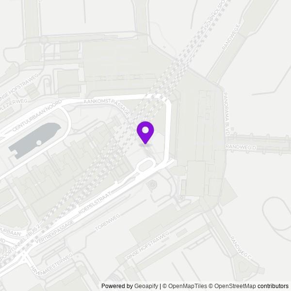 Map of Amsterdam Airport Schiphol (AMS)