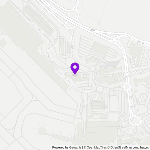 Map of Manchester Airport (MAN)