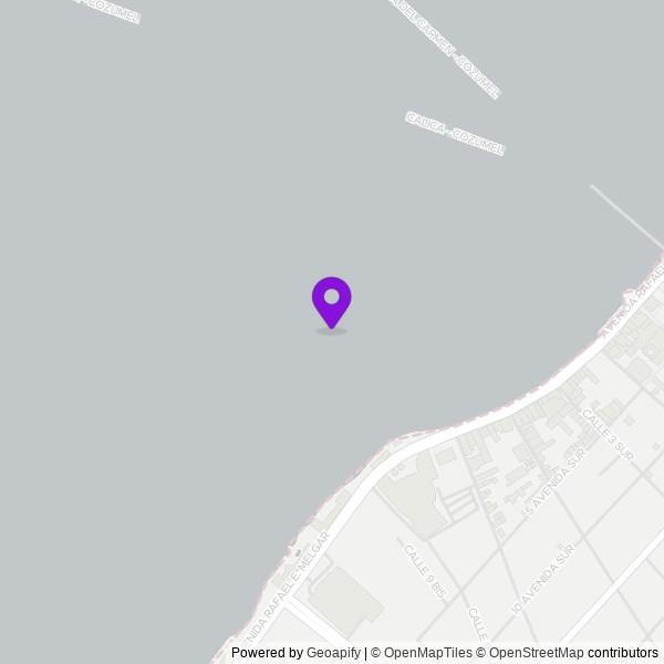 Map of Punta Langosta Pier (Muelle Punta Langos)