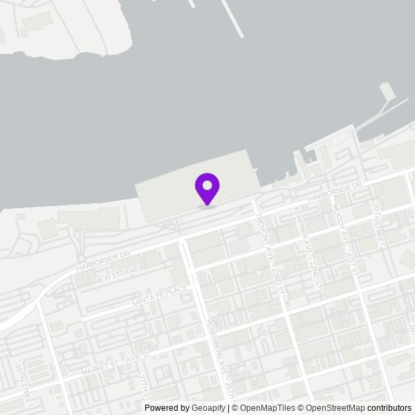 Map of Port Of Galveston