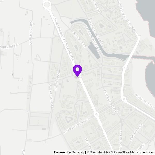 Map of Club de Tenis Javea