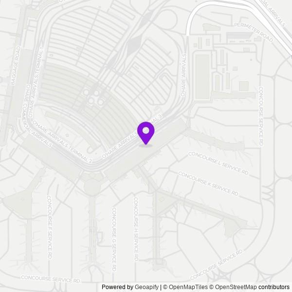 Map of TSA Precheck Terminal 3
