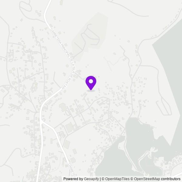Map of Coxen Hole