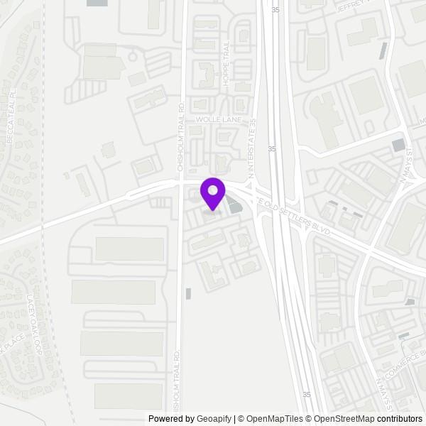 Map of Cracker Barrel