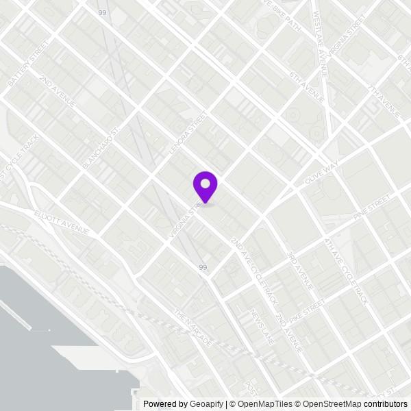 Map of Moore Theatre