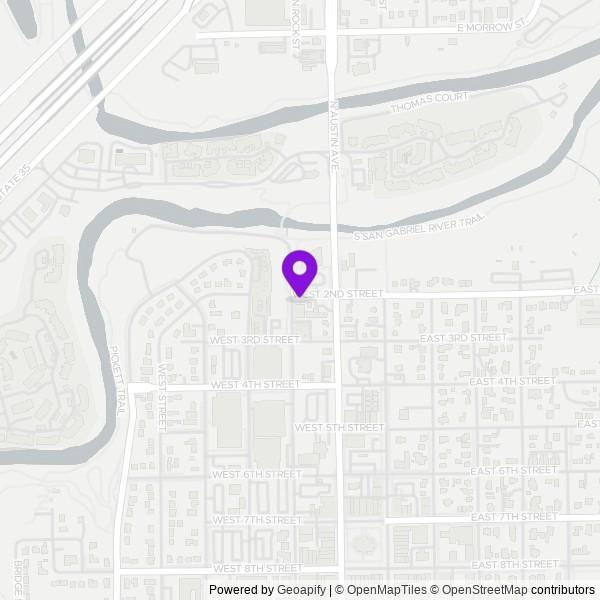 Map of Performing Arts Center - Palace Theater