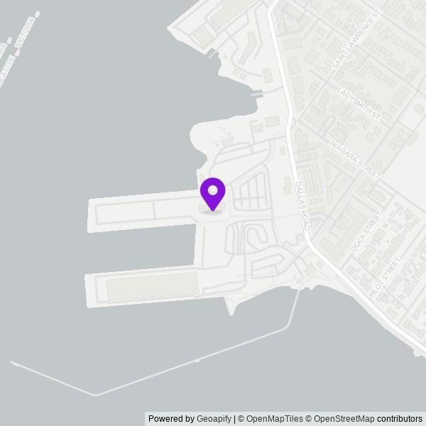 Map of Ogden Point Terminal