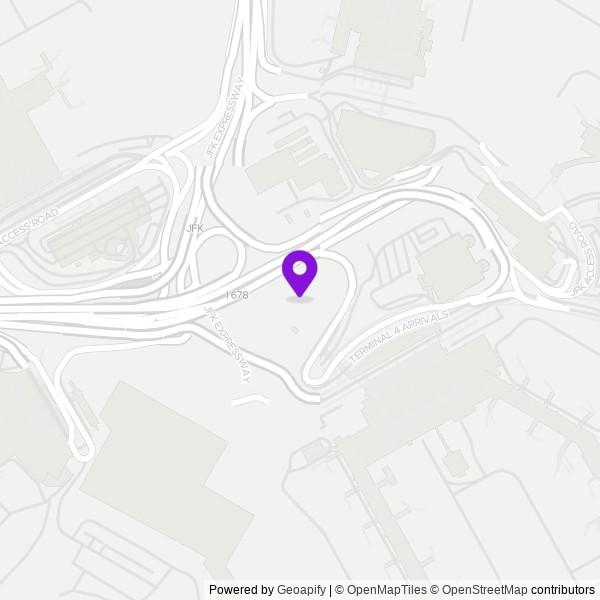 Map of John F. Kennedy International Airport (JFK)