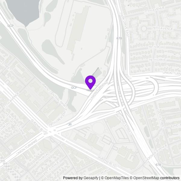 Map of Queens, NY