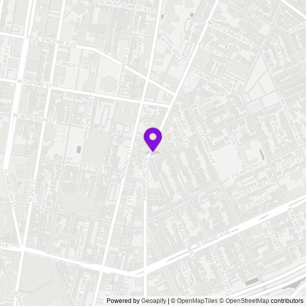 Map of Starbucks