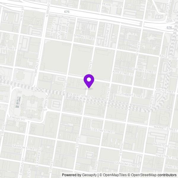 Map of Reading Terminal Market