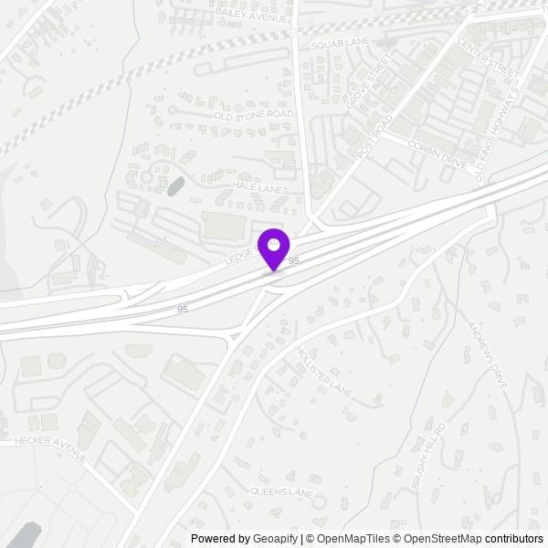 Map of Darien, CT